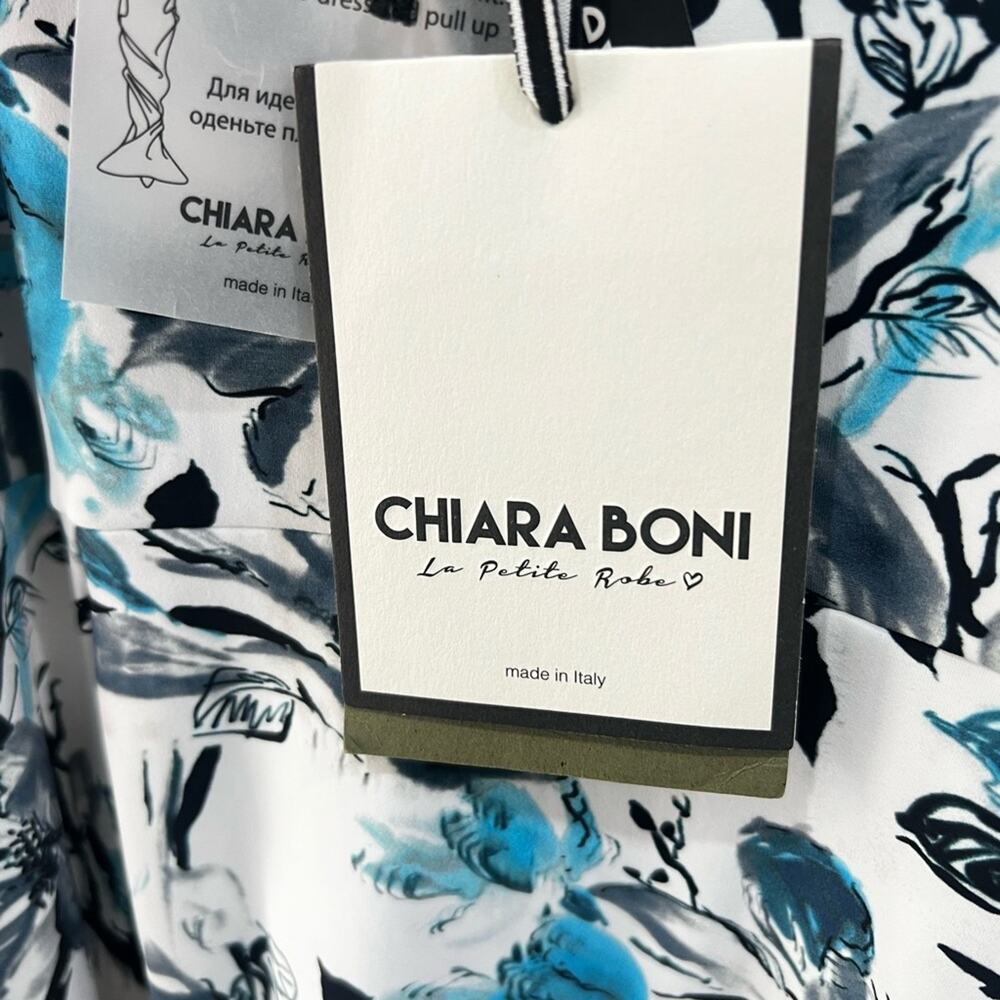 NWT Chiara Boni La Petite Robe Marga gathered floral gown, size 8 - Picture 7 of 12